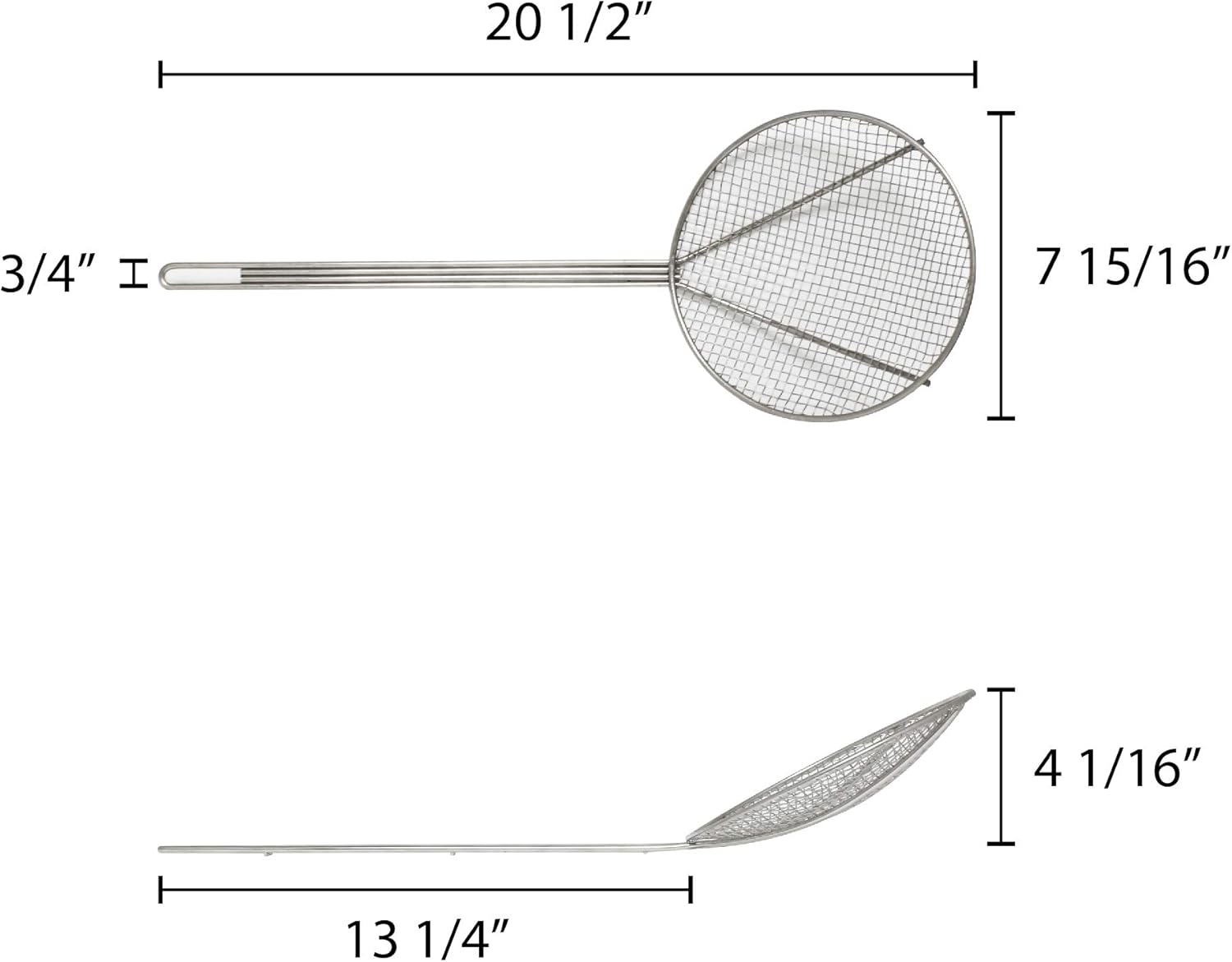 Thunder Group Round Wire Skimmer, 8-Inch