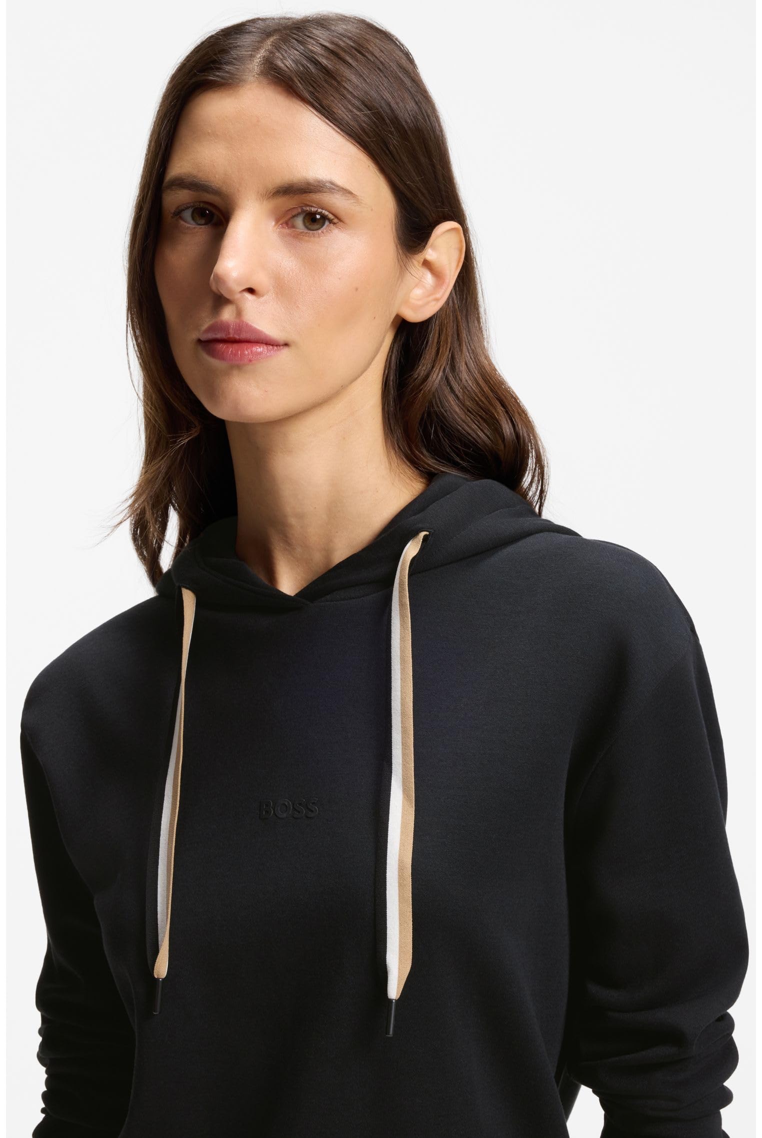 Boss CP Stripe_Hoodie Sudadera Loungew Mujer (Pack de 1)