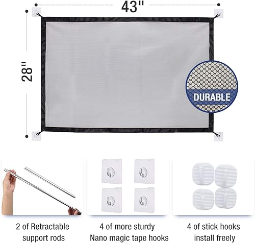 Miniatura 2 de Lesypet Puerta mágica para perros para escaleras, puerta mágica para perros, puerta de seguridad para interiores y exteriores, valla protectora de