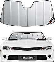 Vista 18 de Parasol para parabrisas para Chevrolet Camaro 1967-1969, 2 puertas, techo rígido, ajuste personalizado, parasol para ventana delantera, protección