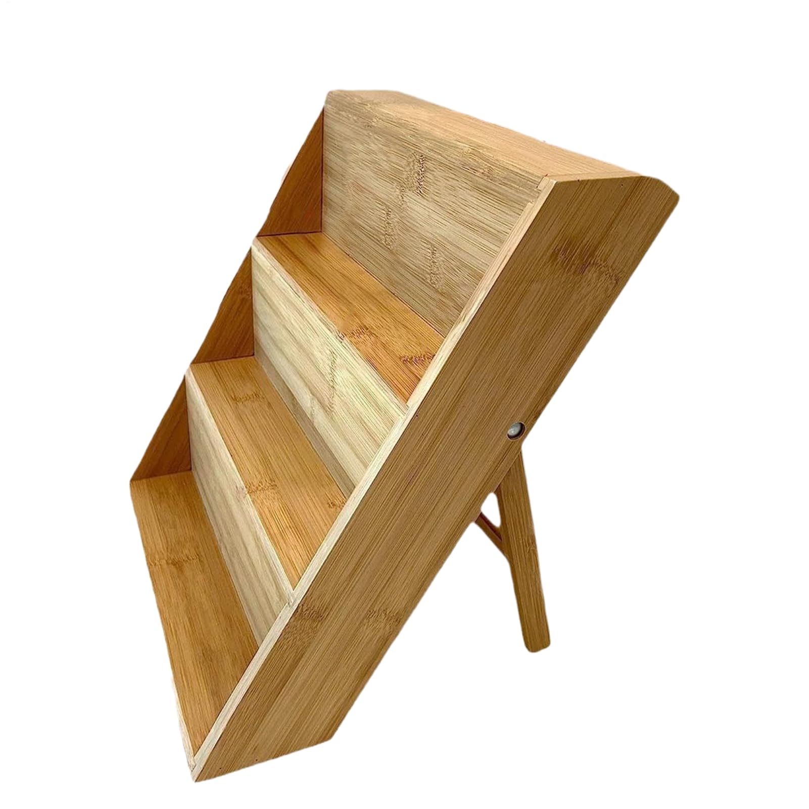 Gewürz-Organizer-Rack Multifunktionales platzsparendes Küchenwerkzeug | 3-stöckiger Holz-Parfüm-Organizer-Ständer Organizer Für Sammlungen, Geeignet Für Cupcakes, Gewürze, Desserts, Parfüm, Kosmet