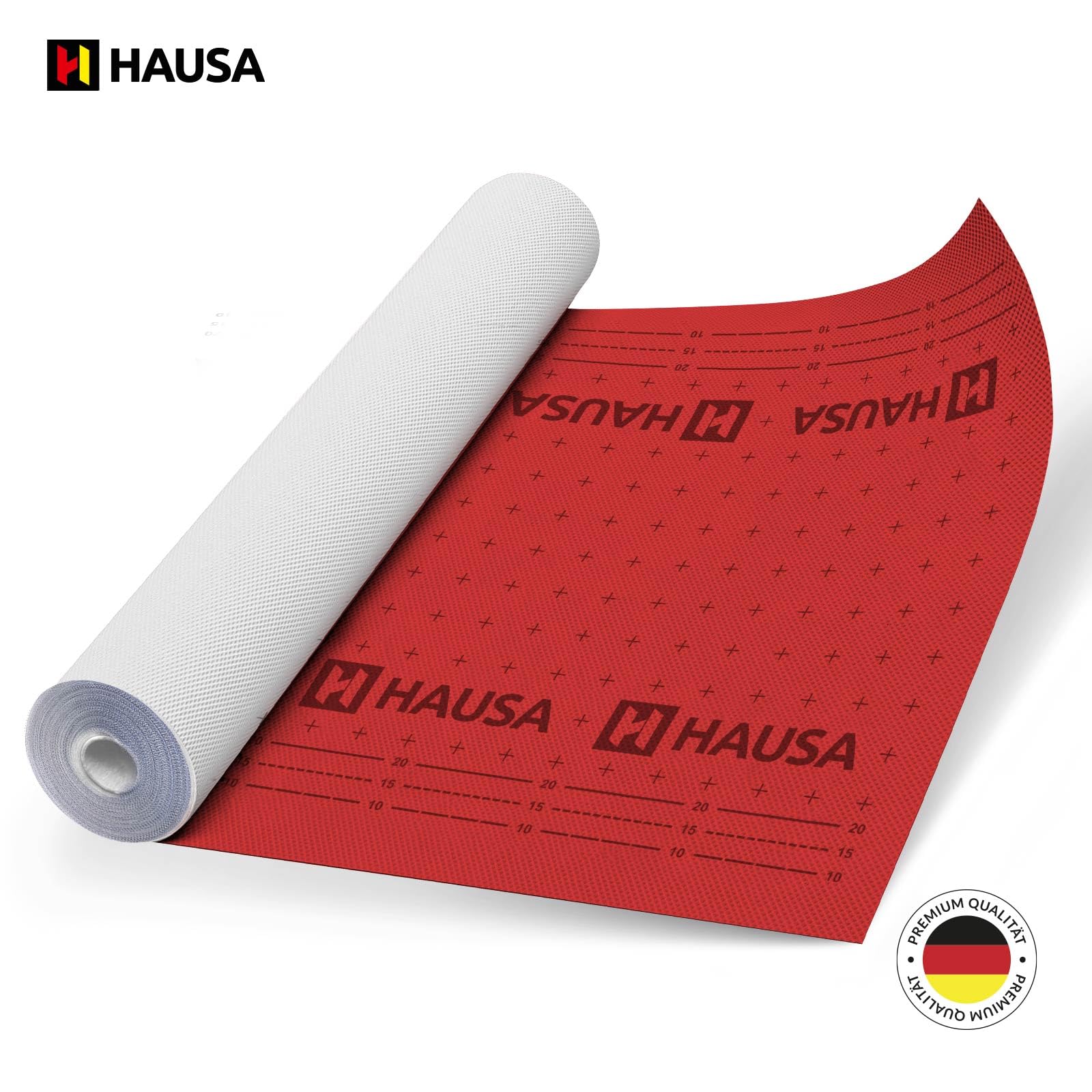 HAUSA HU180 Unterspannbahn Dachfolie 180g/m² 75m² 1,5mx50m hochdiffusionsoffen wasserdicht reißfest