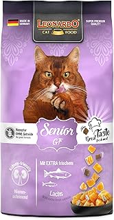 LEONARDO Senior GF für Katzen, 300g, mit frischem Lachs, leicht verdaulich, getreidefrei, Alleinfutter, Made in Germany product image