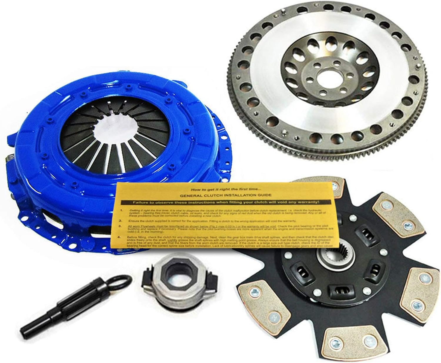 Eft 6 Puck Clutch Kit Flywheel Fits Bargain Sale 02 06 Sentra Q Altima 2 5l