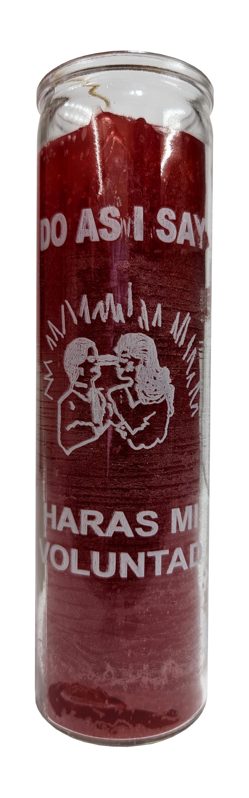 Generic Do As I Say (Haras Mi Voluntad) Red Devotional Candle