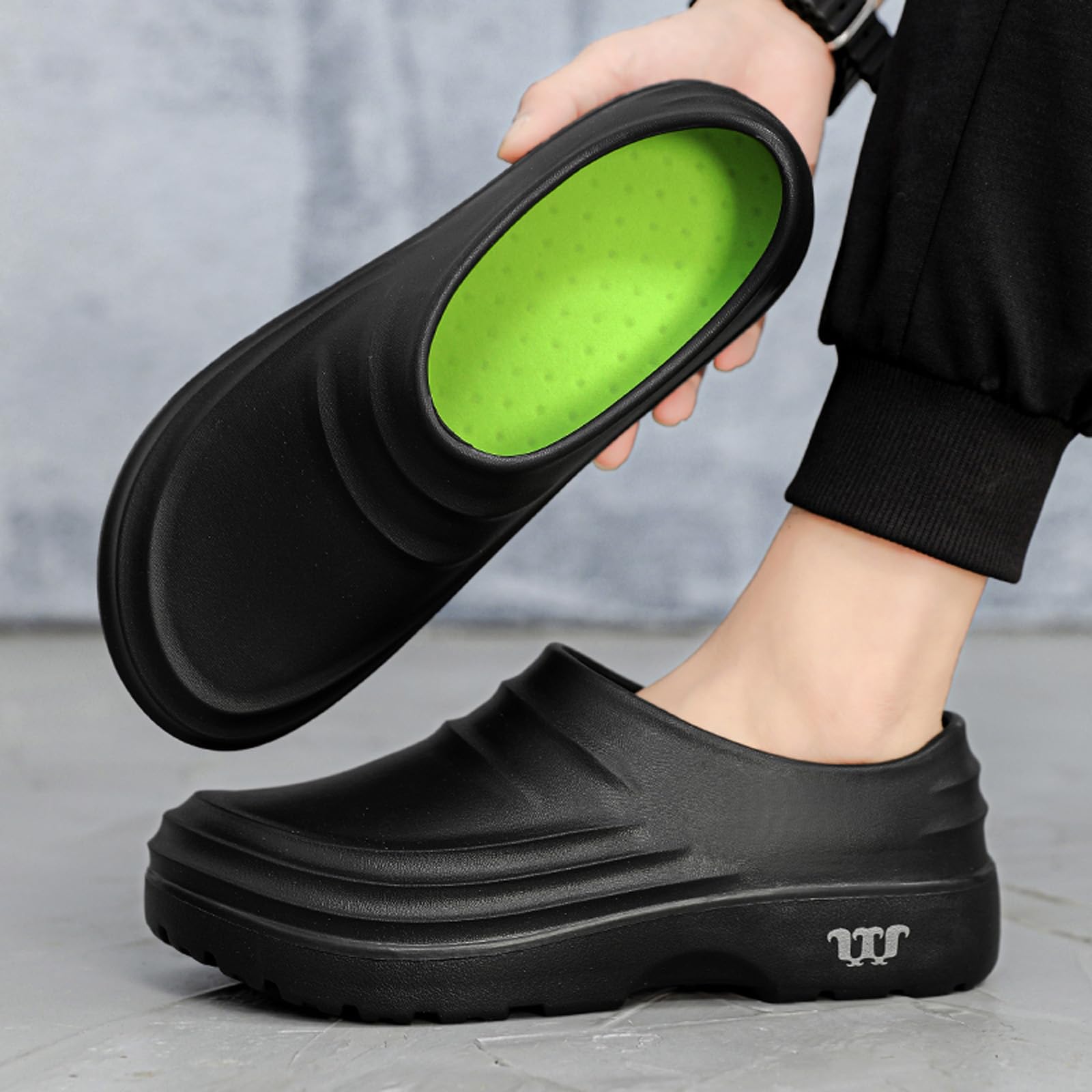 Sabots de Travail Antidérapants et Imperméables pour Hommes et Femmes – Sabots de Chef Confortables Idéals pour Le Jardinage la Restauration Les Soins Infirmiers et D’Autres Professions