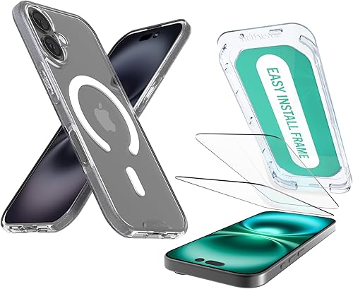 Miniatura 30 de Smartish® - Funda MagSafe transparente para iPhone 17, Gripmunk, funda delgada magnética [ligera + protectora], cubierta de agarre delgada