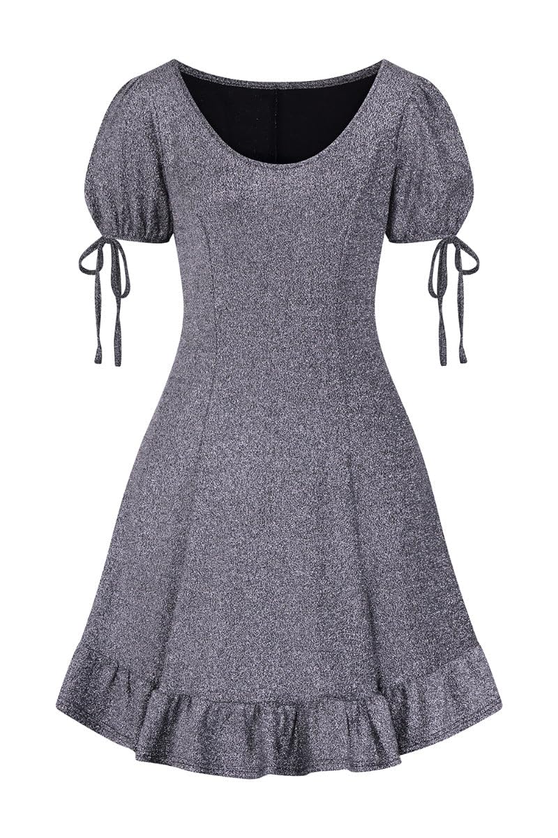 Hell Bunny Unisex Sil Haze Mini Dress Ver