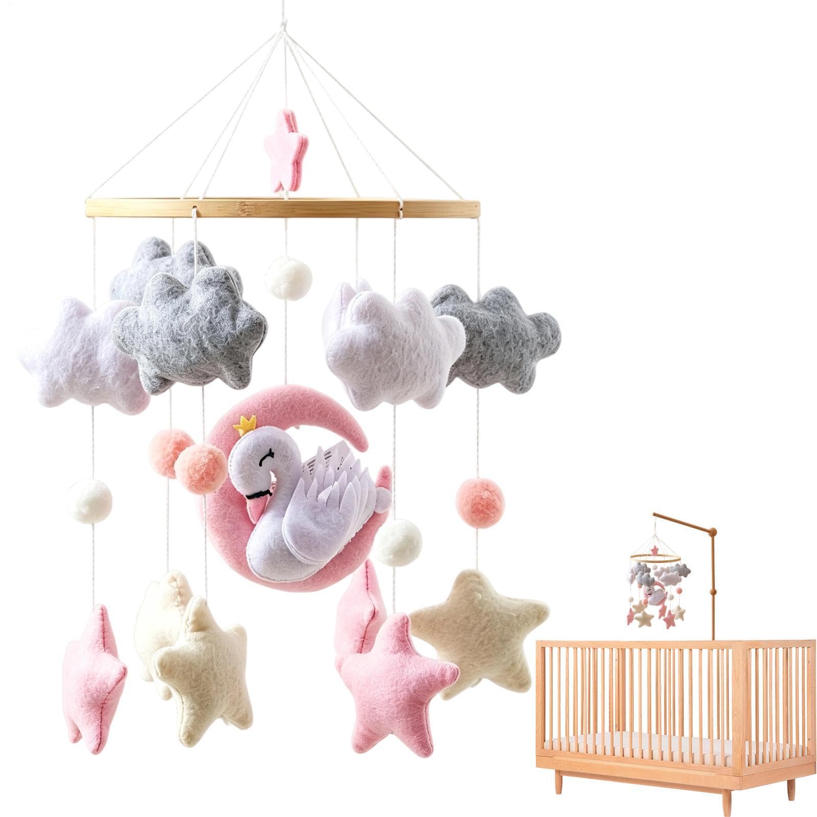 Jouets de berceau rotatifs pour apaiser la chambre de bébé et enfant - 8