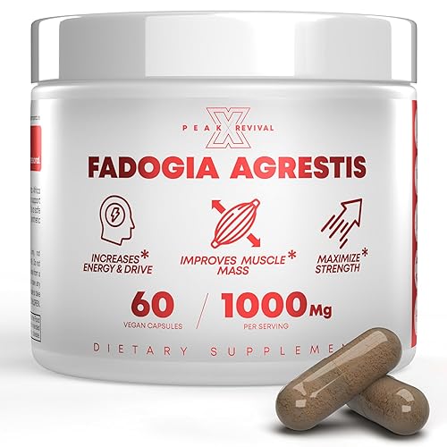 Fadogia Agrestis 1000mg Per Serving Supplement - Potent Extract to
