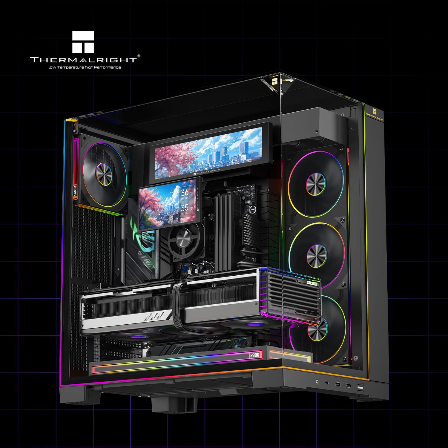 Thermalright TR DYNAMIC VISION PRO 360 ARGB BLACK-360mm-AIO