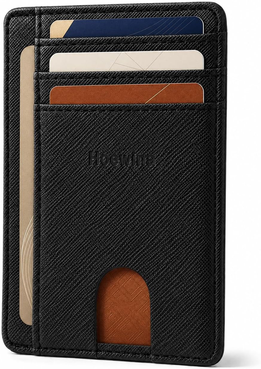 Slim Wallet for Men, Credit Card Holder Wallet (Cross Dark Green)