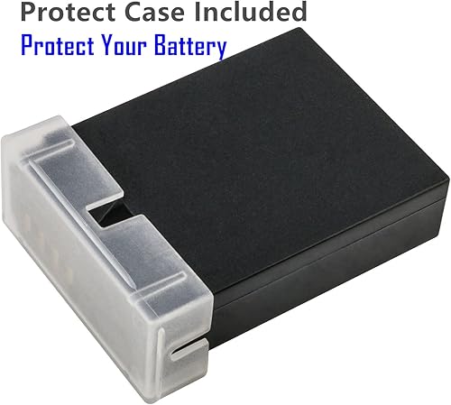 Miniatura 5 de Kastar Paquete de baterías (X2) y cargador LCD delgado para cámaras DSLR LP-E10, LC-E10 y EOS 1100D, 1200D, Rebel T3, T5, Kiss X50, X70 y agarre