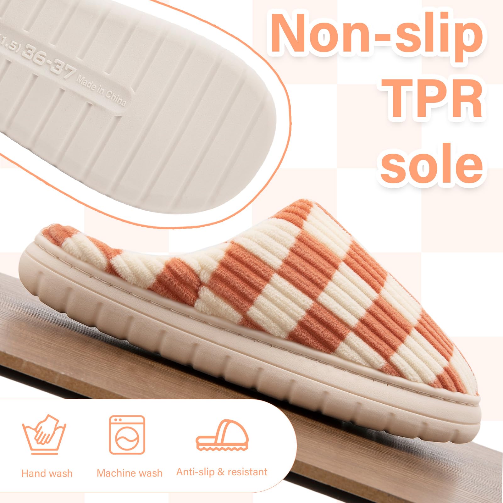 Waysoland Pantofole Donna Uomo Invernali,Ciabatte Donna Uomo Invernali Fuzzy Memory Foam Scivolare su Suola antispuggente Camera da letto Pantofole soffici Interno Esterno