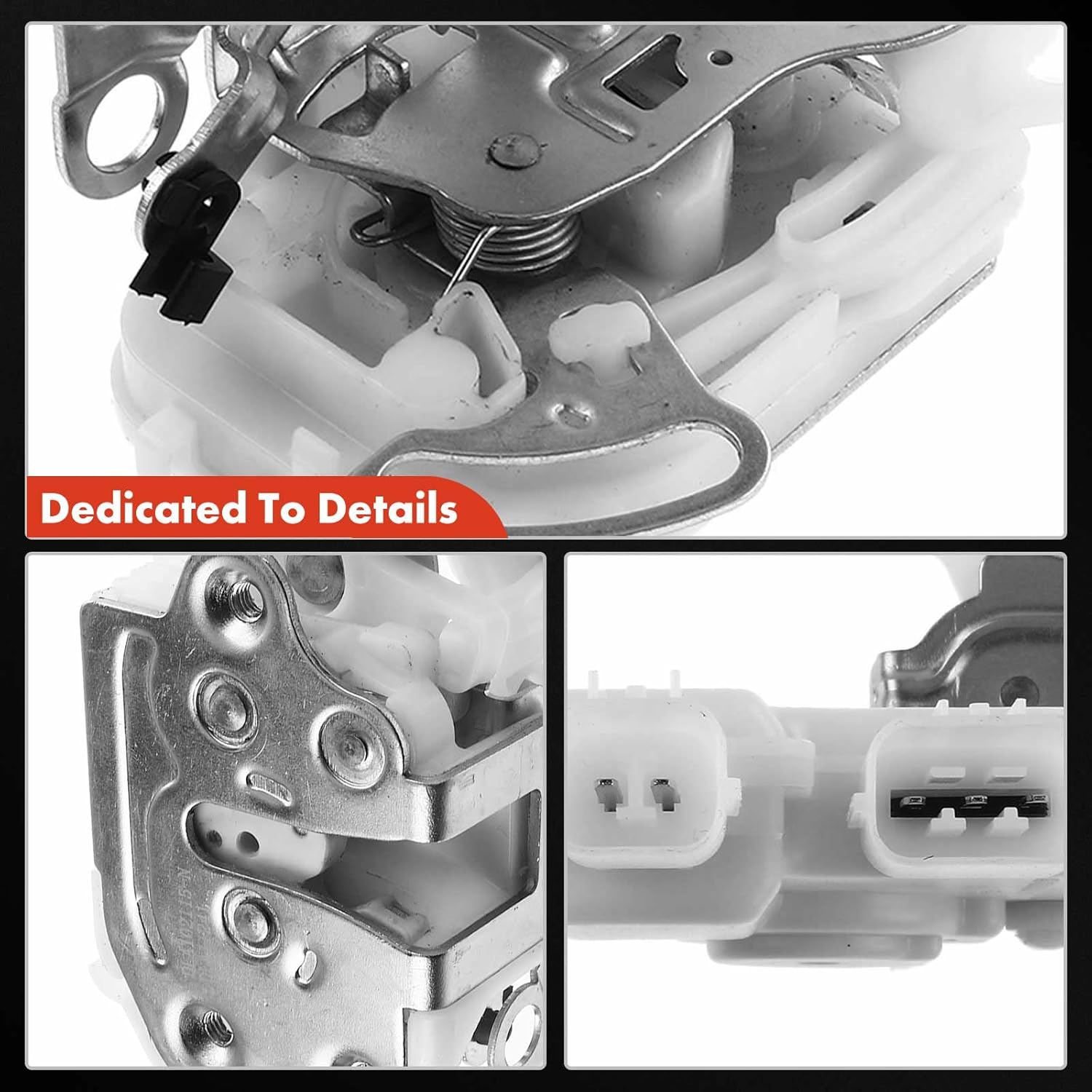 A-Premium Front Right Passenger Side Door Lock Actuator Compatible with Honda Accord 2005-2007 Sedan