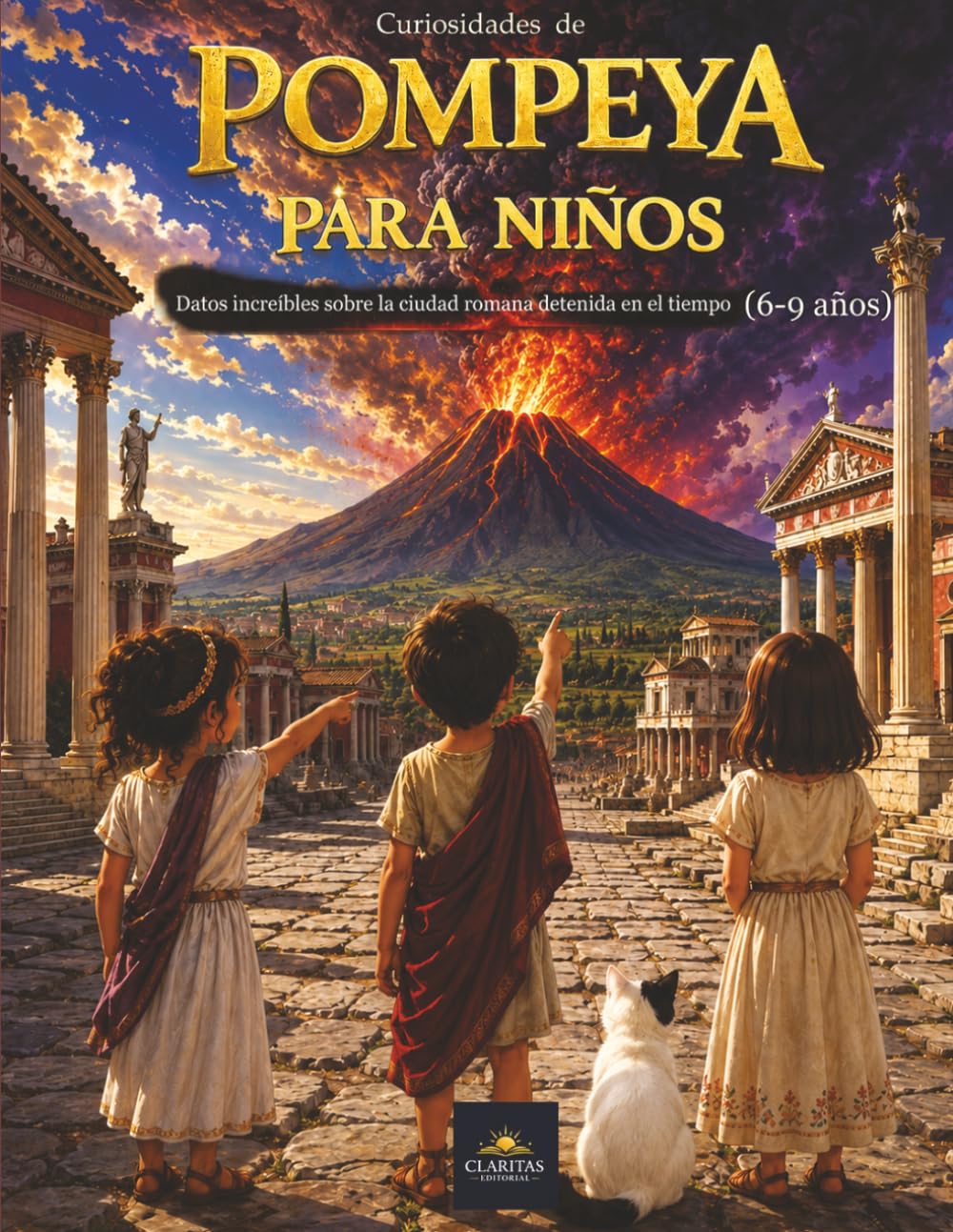 Curiosidades de Pompeya para niños: Datos increíbles sobre la ciudad romana detenida en el tiempo (6–9 años) (La Biblioteca de los Pequeños Curiosos)
