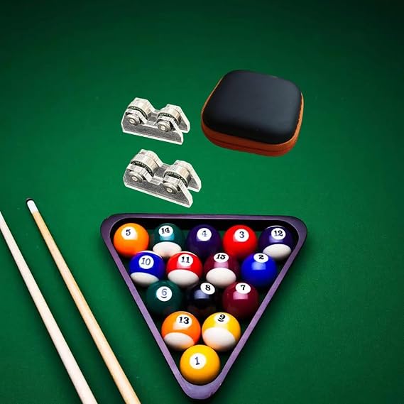 2Pcs Pool Billiard Cue Straightness Checker Snooker Club Straightness Detectors Equipment Supplies Adults Portable Games Tool