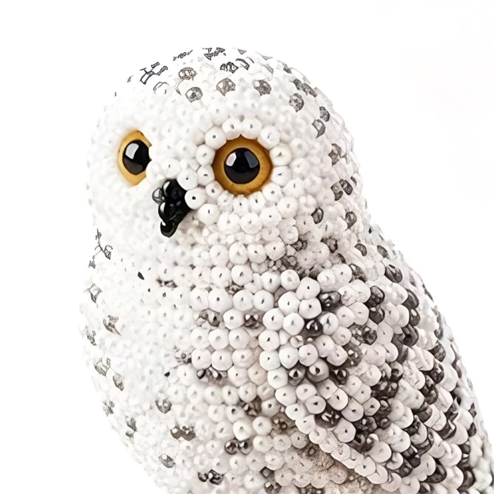 Kit de bordado de cuentas de pájaro 3D, accesorios completos de arte con cuentas para diversión creativa de manualidades, perfecto para niñas, mujeres, adolescentes y adultos