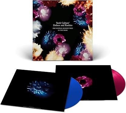 'Junk Culture' Demos And Rarities (Vinil Azul, Masterização Half-Speed, 180g) por Orchestral Manoeuvres in the Dark OMD, capa do álbum
