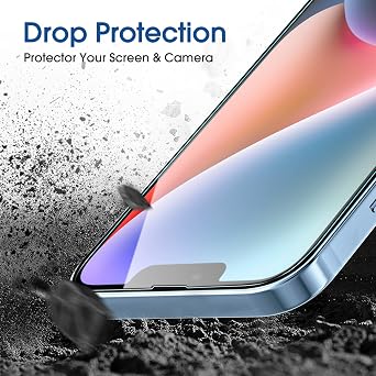 amFiIm OneTouch for iPhone 13/13 Pro/17e/16e/14 Screen Protector 6.1