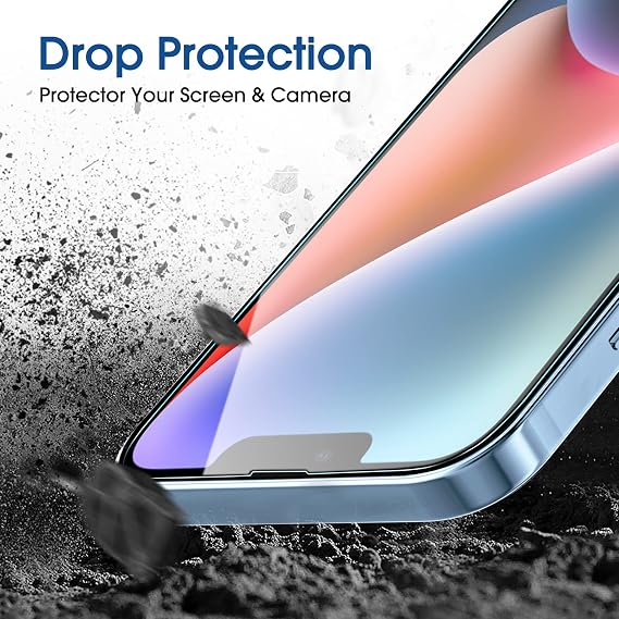amFiIm OneTouch for iPhone 13/13 Pro/17e/16e/14 Screen Protector 6.1