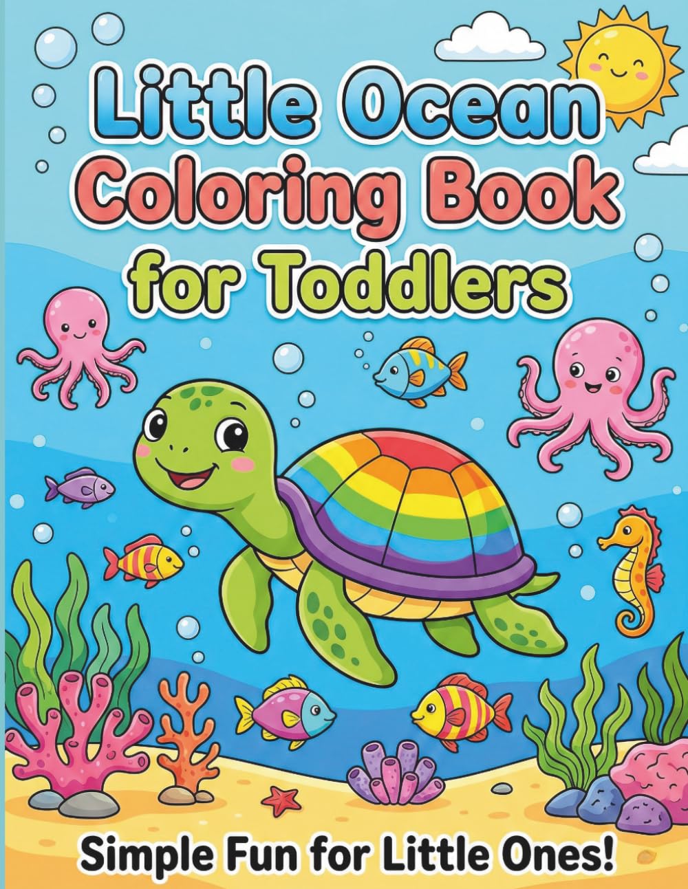 Little Ocean Coloring Book for Toddlers