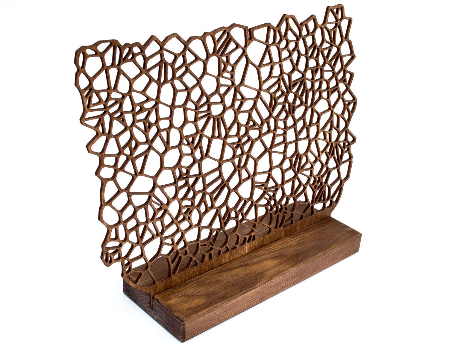 Ohrringhalter aus Holz - Handgemachte Aufbewahrung für Ohrringe mit einzigartigem Design - Umweltfreundliches Schmuckzubehör Geschenk
