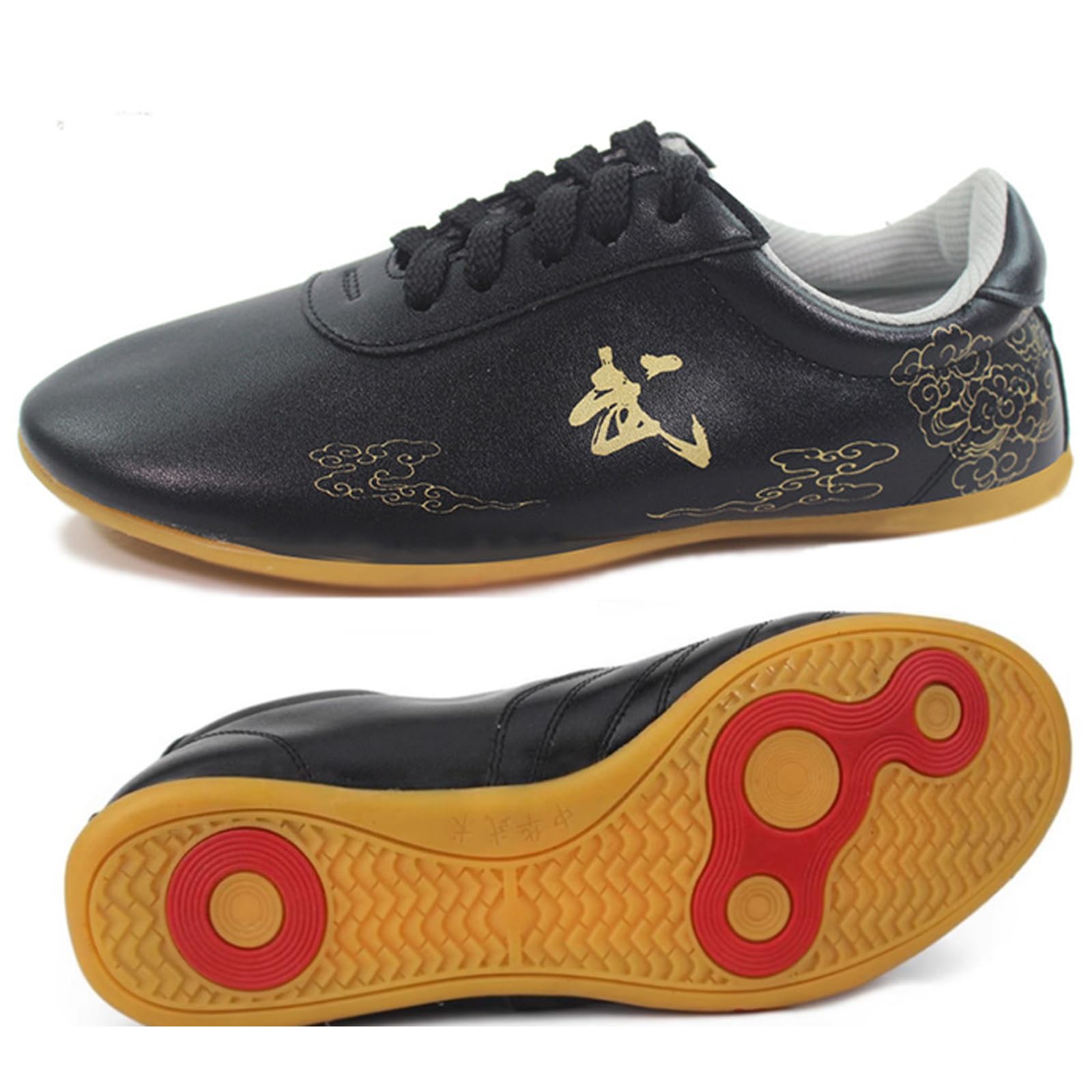 Zapatillas de deporte chinas de piel cómodas para practicar Wing Chun y Tai Chi