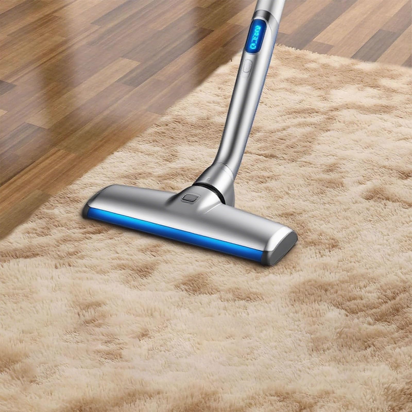 Tappeto Morbido a Pelo 60 x 320 cm Morbido e Resistente Pelo Lungo Tappeti Antiscivolo Fondo Antiscivolo per Salotto e Camera da Letto Terrazze e Giardino, Beige