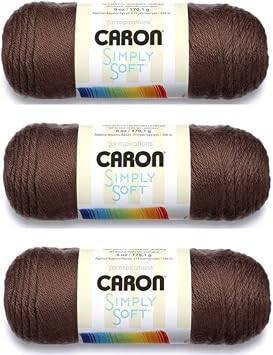 Caron Simply Soft Yarn Solids 3-Pack Taupe