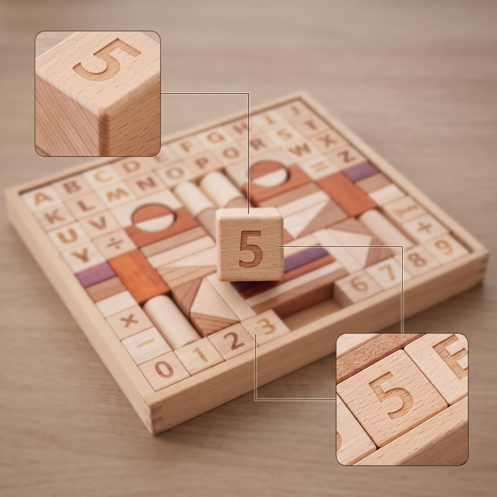 Set di Costruzioni in Legno