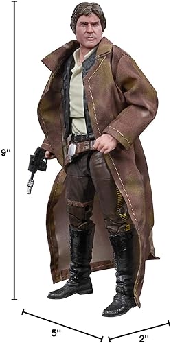 Miniatura 10 de Star Wars The Black Series Han Solo (Endor) - Figura de acción coleccionable de 6 pulgadas de la película “Return of The Jedi”, para niños de 4 años