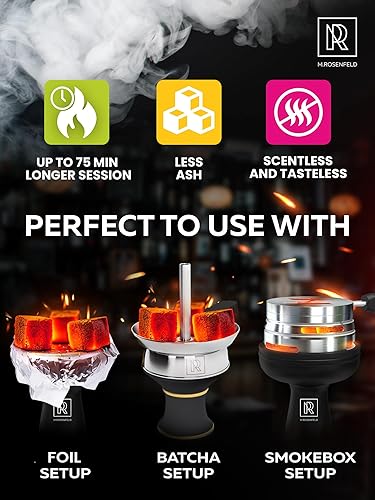 Miniatura 59 de Cachimba carbón de carbón de coco – Paquete XL 84 unidades y 2.6 lbs (2.6 libras) – Calidad premium 0.984 in (1x1x1 in) – 100% carbón de coco