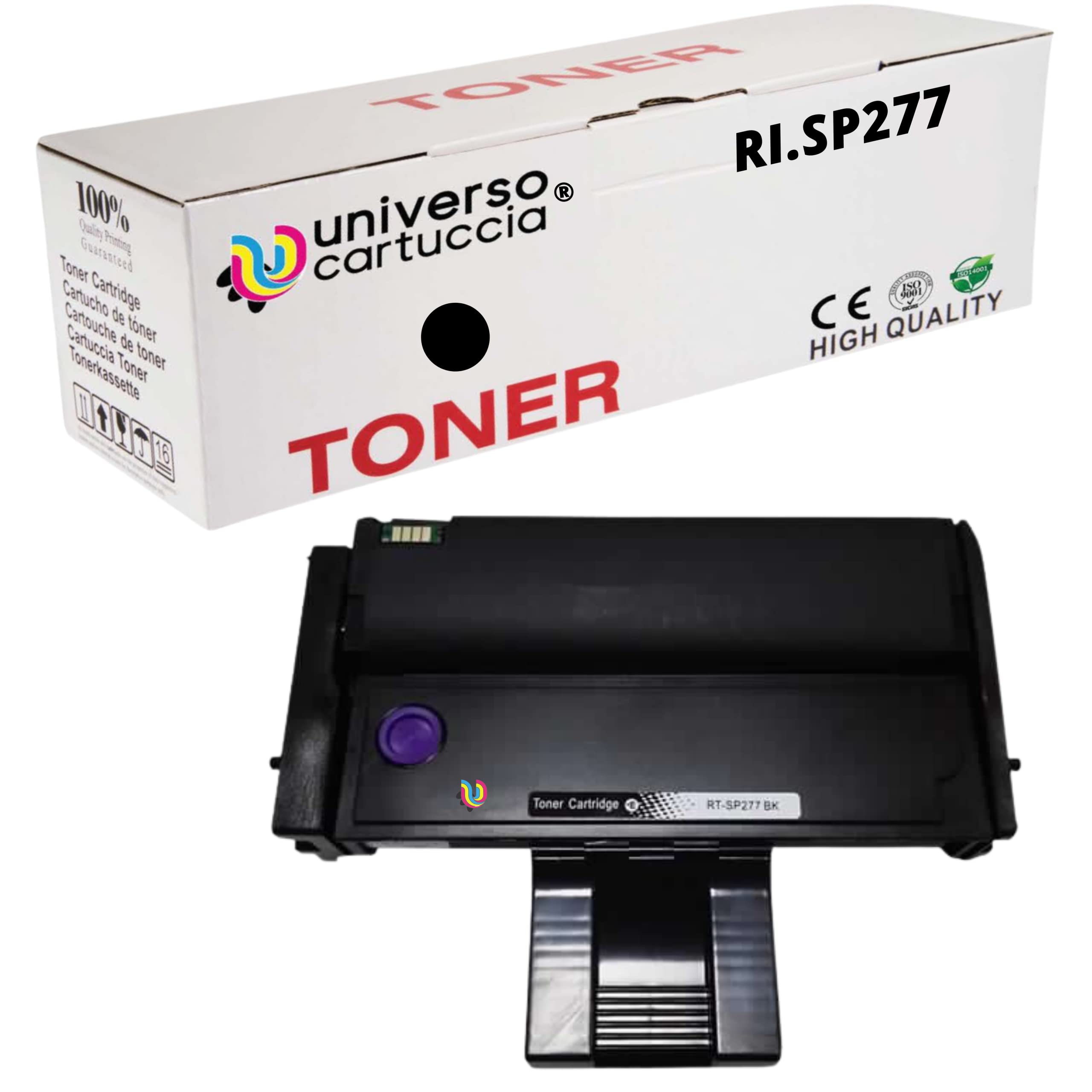 Toner noir Ricoh SP277SNwX compatible laser 408160 - 6