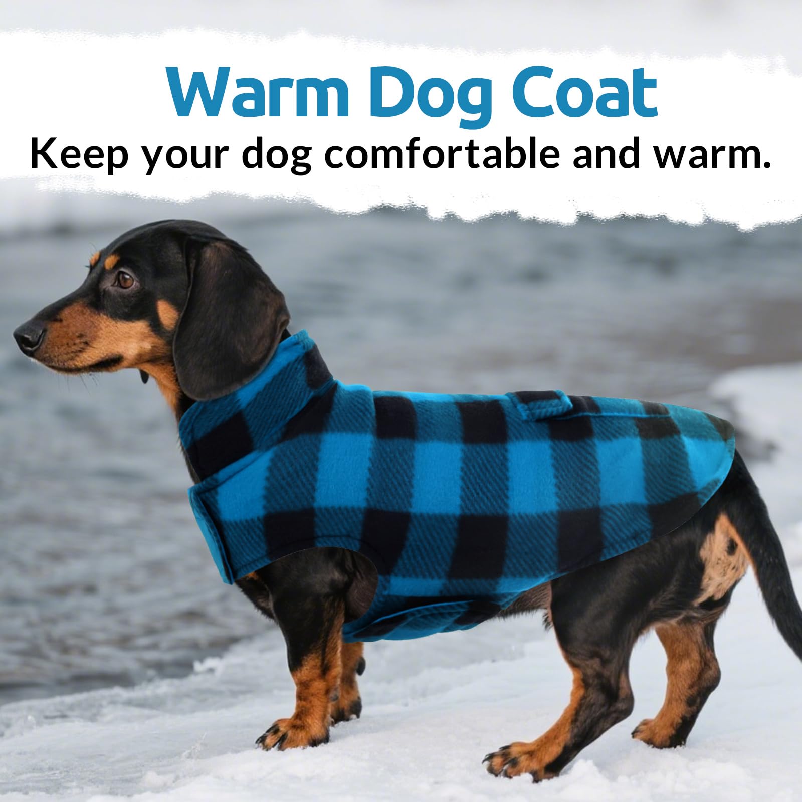 ASENKU Cappotto Cane Impermeabili Invernale, Cappottino Cane Reversibile Antivento Freddo, Calda Giacca per Cani Taglia Grande, Gilet per Cani con Fodera in Lana Protegge Dal Freddo 3XL
