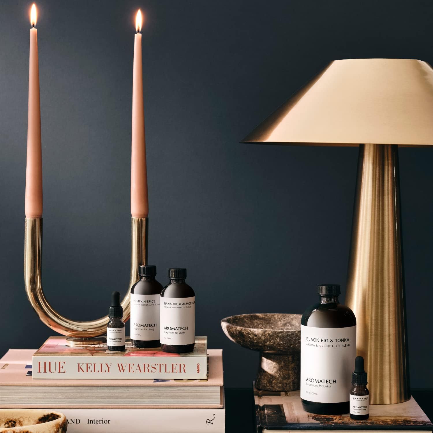 AromaTech Vanilla Bourbon Aroma Essential Oil Blend: Luxury Hotel Inspired Aromatherapy with Vanilla Bean, Bourbon & Oak Barrel for Ultrasonic Diffusers & Nebulizers (4 Fl Oz (Pack of 1))