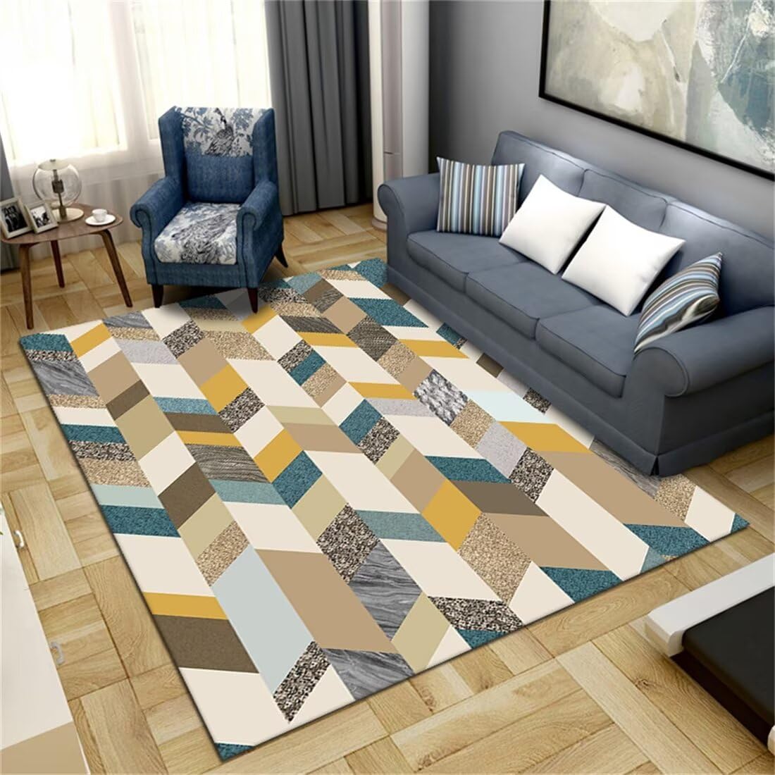 Tapis de couloir chambre ado fille doux 170X240CM personnalisé