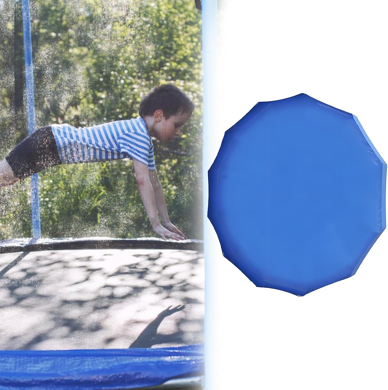 トランポリンシェード - トランポリンの屋根、アウトドアスポーツ 耐候性サンシェードカバー 屋外遊び場 裏庭 庭 公園用