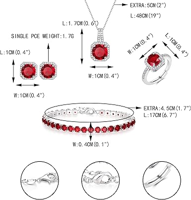 EVER FAITH Sieradensets Bruiloft Sieraden Vrouwen Zirkoniumoxide Bloemen Blad Ketting Hanger Oorbellen Armband, Metaal Zirkonia Metaal, zirkonia