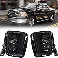 Vista 11 de Ram 1500 luces antiniebla LED 2013-2018 nueva versión faros antiniebla para Dodge Ram 1500 2013 2014 2015 2016 2017 2018 camión parachoques lámparas