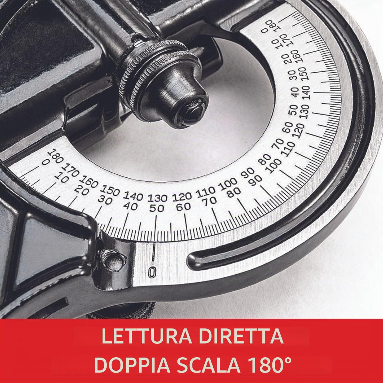 Starrett, Squadra combinata 300 mm, con livella, goniometro, centratore scorrevole e punta da traccio - 435M-300
