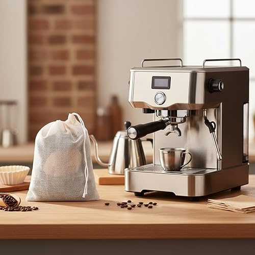 Miniatura 6 de 10 bolsas de filtro de té, bolsa de especias, bolsa de gasa reutilizable, bolsas de muselina con cordón para café frío colar sopa