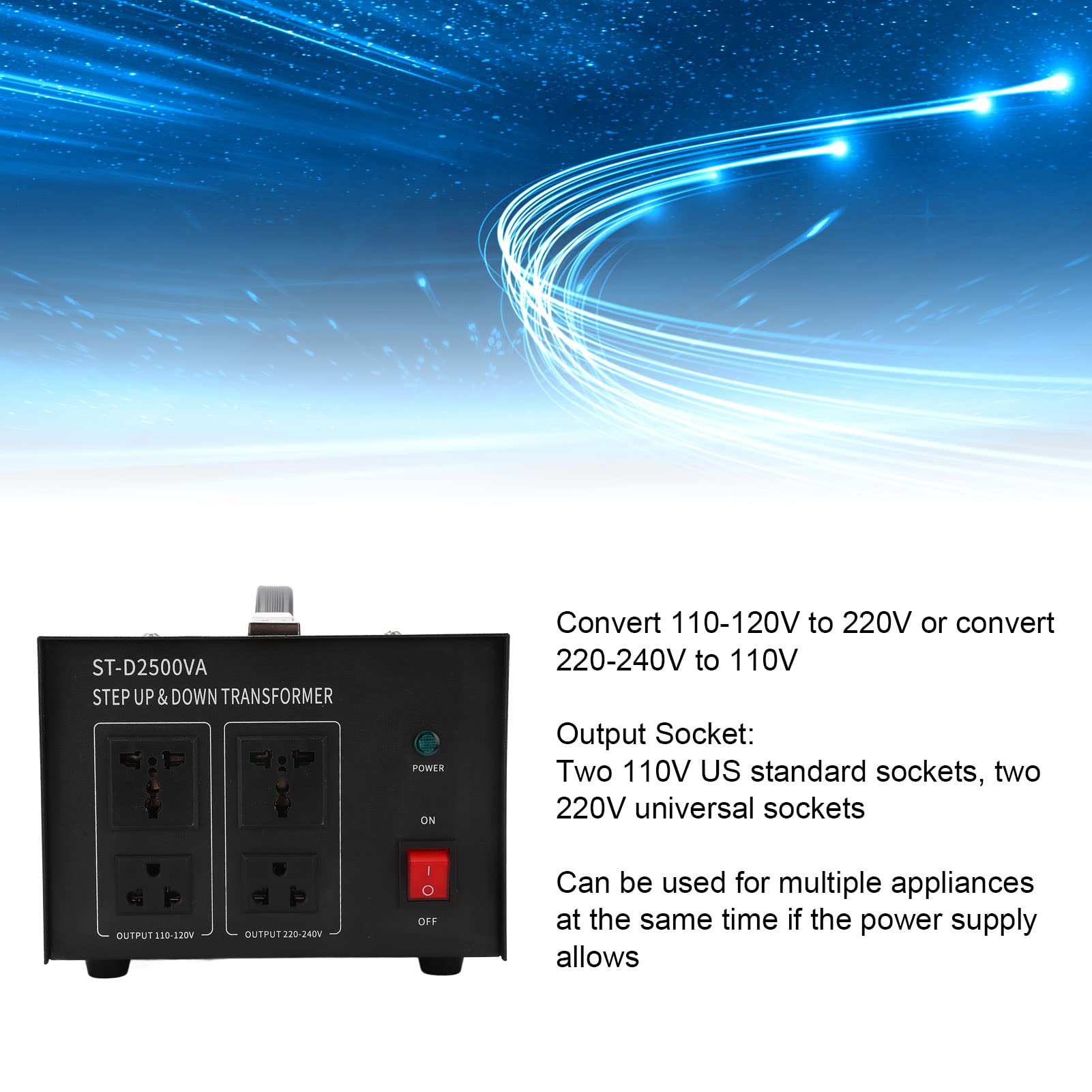 Amazon.co.jp: 2500W 変圧器、ステップアップおよびステップダウン電圧
