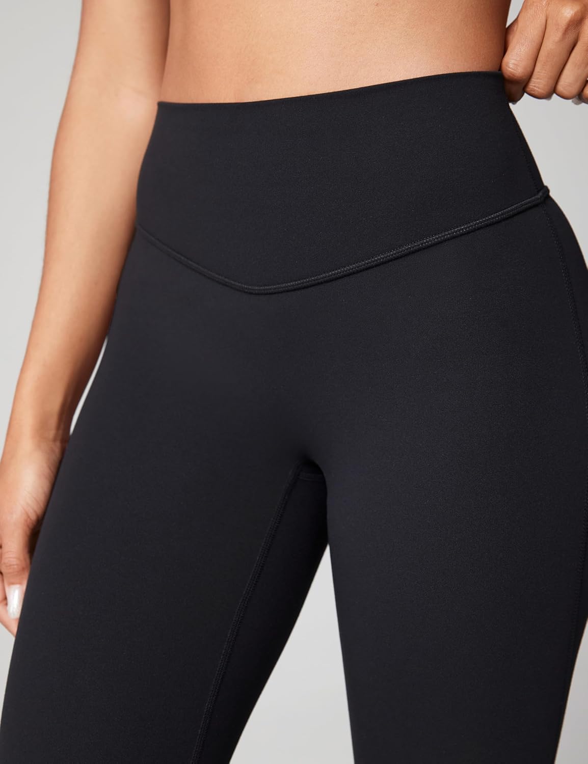 Hugcurve No Front Seam Hidden Scrunch Butt High Waisted Workout Leggings for Women Butt Lifting Yoga Pants Gym - 25'' - Image 2