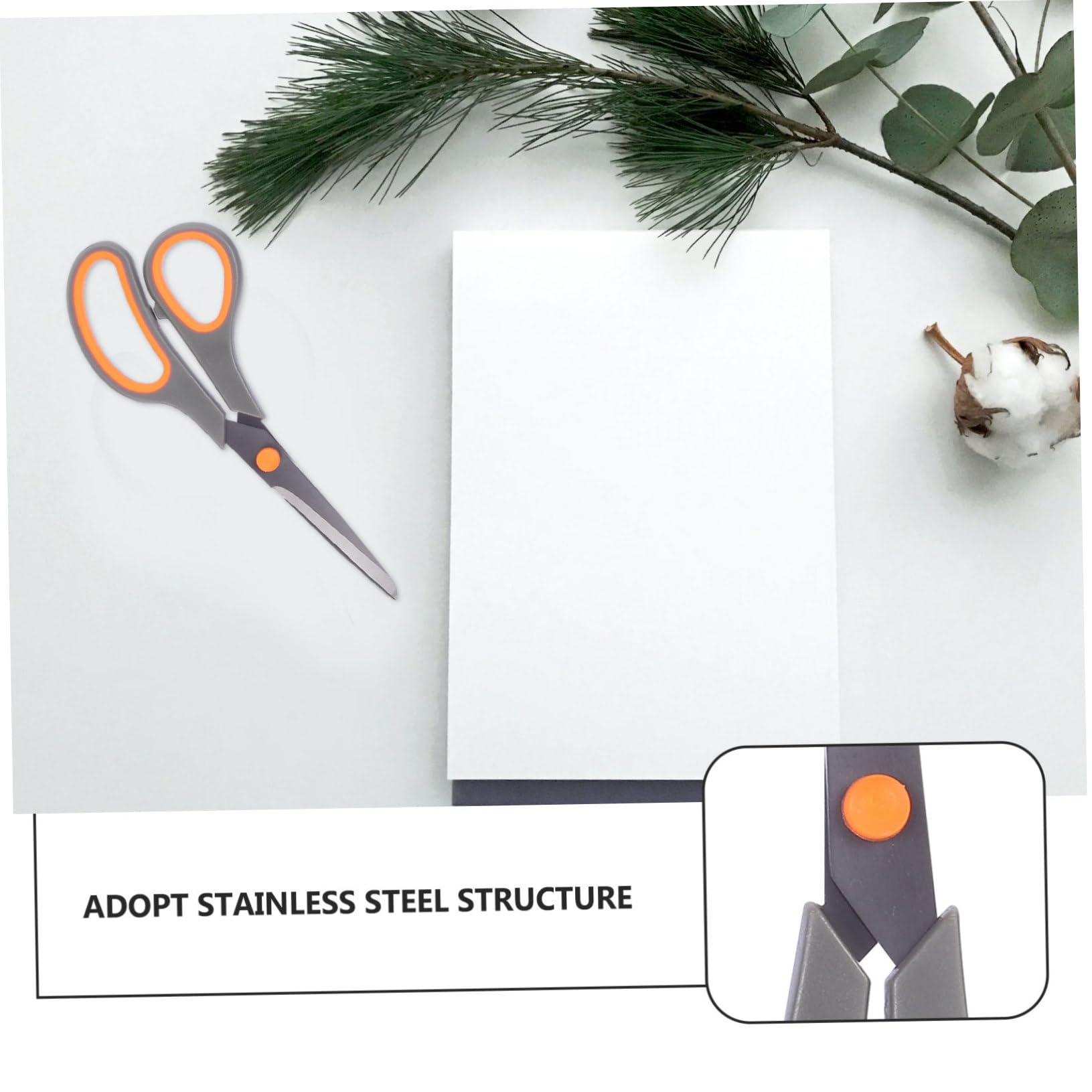 Lot de 4 Ciseaux Multifonctions en Acier Inoxydable Résistants la Rouille pour Artisanat, Couture et Bricolage, Poignée Confortable pour Usage Domestique et Bureau