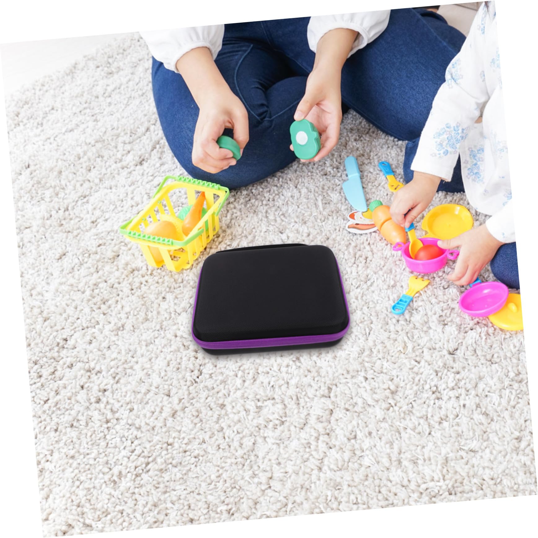 Mipcase Mano Borsa per Yoyo da 6 Fori, Custodia Portatile Oxford e Nylon Spugna, per Palline e Accessori, per Esterni e Feste