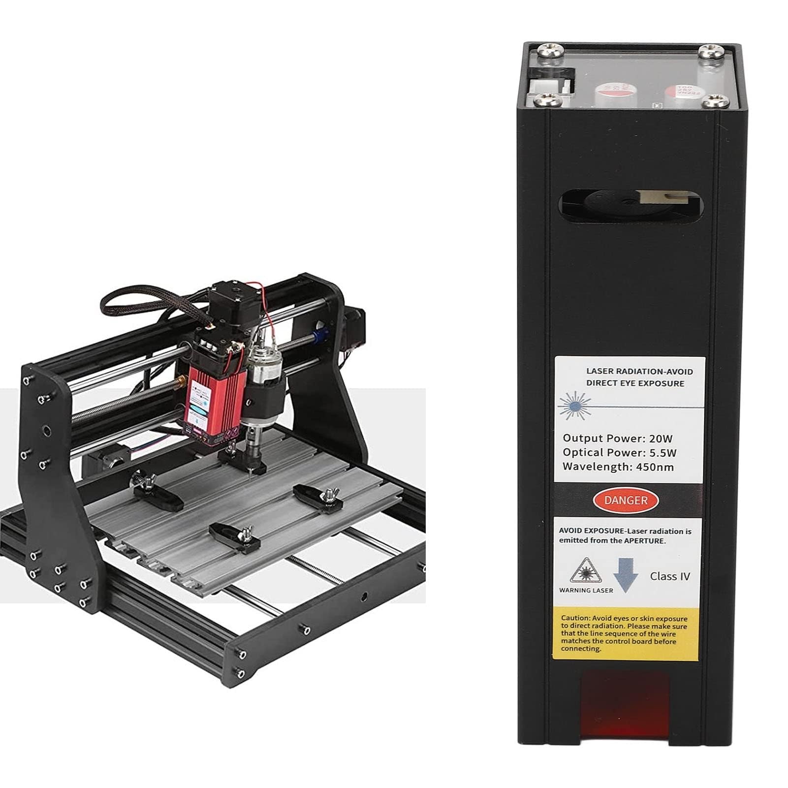 Module Laser 20W Optique Avec Tête Et Assistance Air - LASER TREE LT-K20 Pro