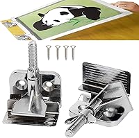 Vista 1 de 2 abrazaderas de serigrafía, marco de pantalla, abrazadera de bisagra de mariposa para máquina de marco de serigrafía, para fijar malla