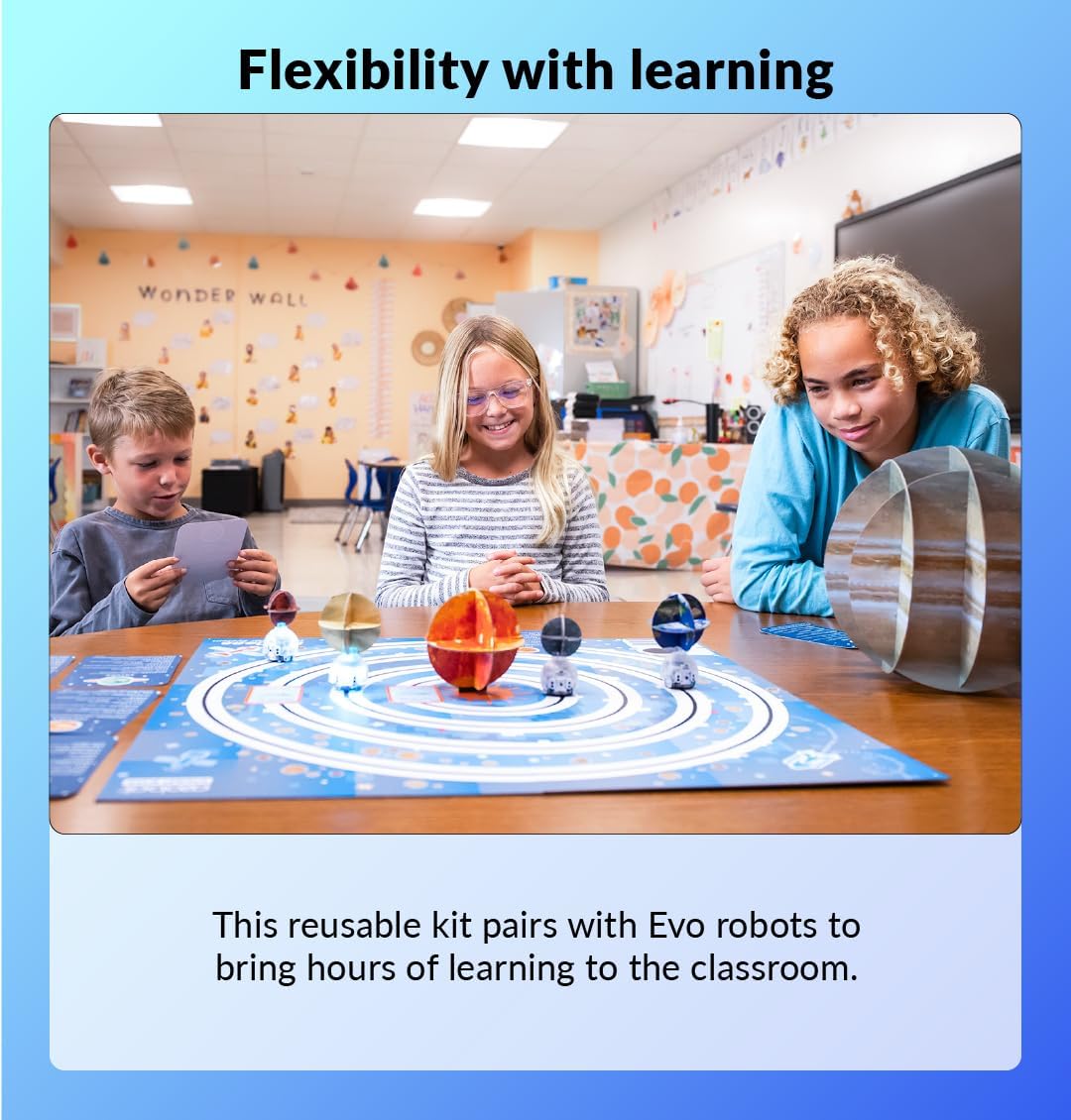 Ozobot OzoGoes to The Solar System, STEM Kit, Ages 8+, Learn The Solar System, Problem Solving, Classroom Science Activities, Easy Assembly, NGSS Aligned, Digital Lessons, Robot Not Included