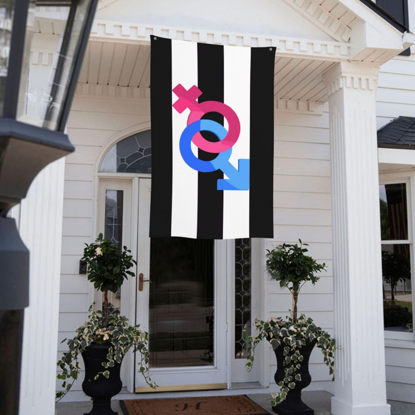 Heterosexuelle Flagge – 90 X 150 Cm, Polyester, Mit Ösen, Für Innen & Außen, Maschinenwaschbar